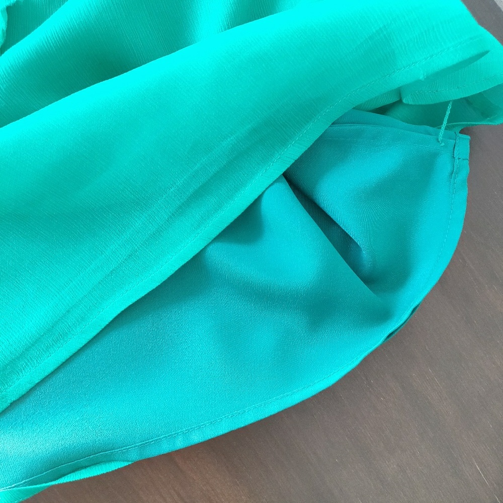 J. Crew Silk Ruffle Blouse - Picture 7 of 8